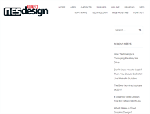 Tablet Screenshot of neswebdesign.com